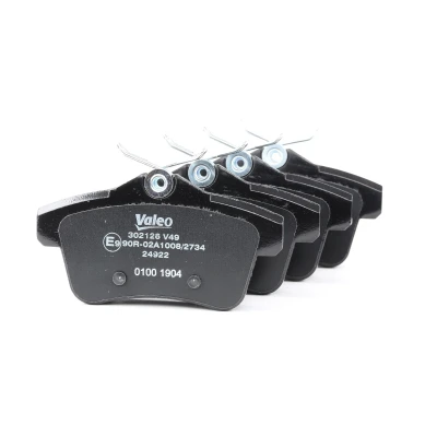 Bilde av VALEO 302126 Bremseklosser FIRST bakaksel ekskl. slitasjevarselkontakt med antihyle blikk PEUGEOT: 5008 I, 3008 508 I SW, CITROËN: DS5 Hatchback