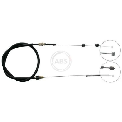 Bilde av A.B.S. K12088 Bremsekabel 1665 Trommelbrems for høyre/venstre ratt