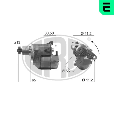 Bilde av ERA 220487A Starter 12 1,2 13 TOYOTA: RAV4 II SUV, Avensis I Sedan, III SUV