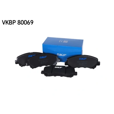 Bilde av SKF VKBP 80069 Bremseklosser ikke klargjort for slitasjeindikator NISSAN: X Trail, Qashqai / Qashqai+2 I Van
