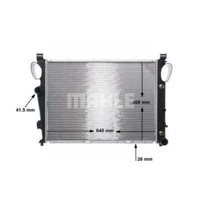 Bilde av MAHLE ORIGINAL CR 304 000S Radiator 640 468 26 Kjøleribber loddet MERCEDES BENZ: S Klasse Sedan
