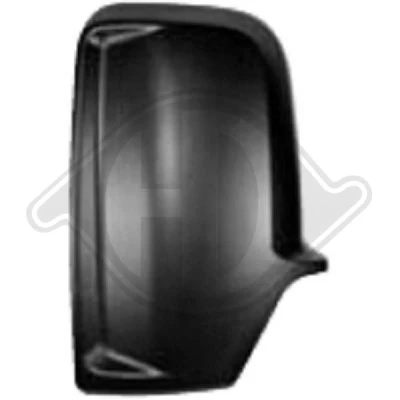 Bilde av DIEDERICHS 1663029 Tildekning, sidespeil venstre svart narvet MERCEDES BENZ: Sprinter 3.5 T Flatvogn lastebil/Chassis, Minibuss