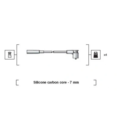 Bilde av MAGNETI MARELLI 941318111246 Pluggledninger
