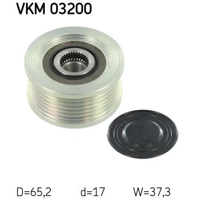 Bilde av SKF VKM 03200 Frihjul Dynamo 37,3