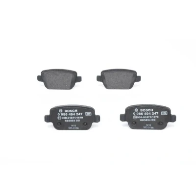 Bilde av BOSCH 0 986 494 247 Bremseklosser Low Metallic med antihyle blikk, montageanvisning FORD: MONDEO 4, 4 Turnier, KUGA 1, VOLVO: V70 3