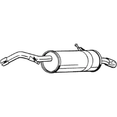Bilde av sluttlyddemper, citroën c2, c3 i, 173046, 173047