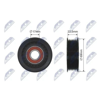 Bilde av Strammerull, kilerem, chevrolet captiva, cruze halvkombi, orlando, opel antara a, 25182787, 25192084, 48 02 241, 20 865, 4802241, 482