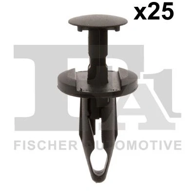 Bilde av FA1 13 30011.25 klips, pynte /beskyttelseslist svart FORD: FOCUS 3
