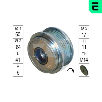Bilde av ERA ZN5496 Frihjul Dynamo