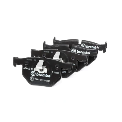 Bilde av BREMBO P 06 033 Bremseklosser klargjort for slitasjeindikator med kolbleklips uten tilbehør BMW: 5 Sedan, Touring, 6 Coupé