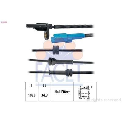 Bilde av ABS sensor FACET 21.0220