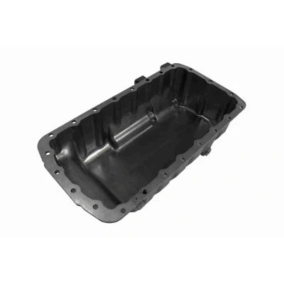 Bilde av VAICO V22 0346 Bunnpanne med oljeplugg, uten pakning tetningsring, oljekartetning Aluminium PEUGEOT: 206 Hatchback