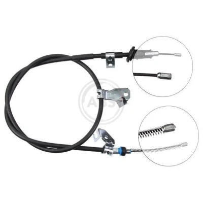 Bilde av A.B.S. K17208 Bremsekabel 1560 Trommelbrems for høyre/venstre ratt MITSUBISHI: COLT 6