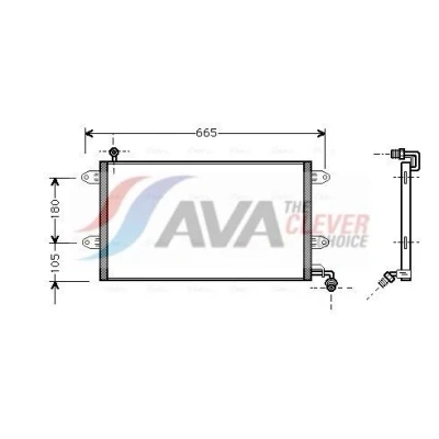 Bilde av PRASCO VN5137 Kondensator Aluminium 590