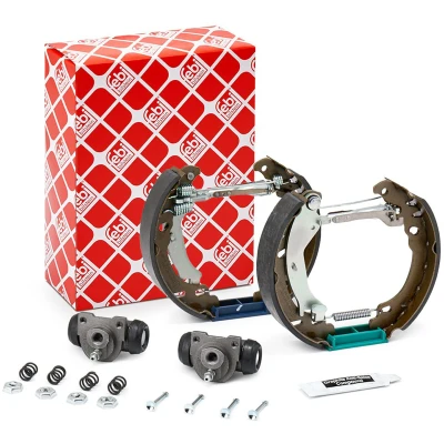 Bilde av FEBI BILSTEIN 38746 bremsesett, trommebremse bakaksel med hjulsylinder brems, tilbehør, tilleggsmateriale FIAT: 500 Hatchback