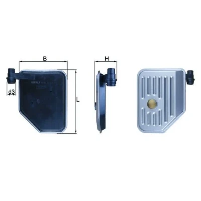 Bilde av MAHLE ORIGINAL HX 156 Automatgirfilter KIA: CARNIVAL 2