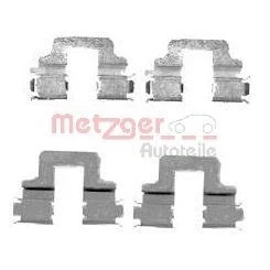 Bilde av METZGER 109 1731 Tibehørsett, skivebremse belegg FORD: MONDEO 4 Turnier, Galaxy Mk2 MPV, S Max Mk1, VOLVO: V60 I, S60 II