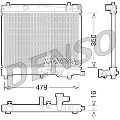 Bilde av Radiator DENSO DRM50078