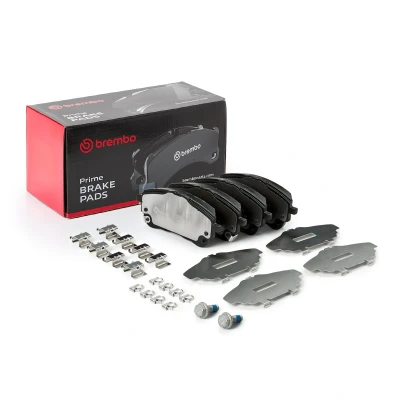 Bilde av BREMBO P 83 177 Bremseklosser med akustisk slitasjevarsel bremsecaliperskruer, antihyle blikk tilbehør TOYOTA: Corolla XII Stasjonsvogn