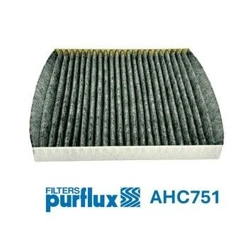 Bilde av PURFLUX AHC751 Kupéfilter Karbonfilter 202mm 190mm 20mm