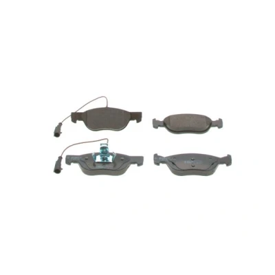 Bilde av BOSCH 0 986 424 510 Bremseklosser Low Metallic med integrert slitasjesensor kolbleklips, antihyle blikk ALFA ROMEO: 155, Spider, GTV