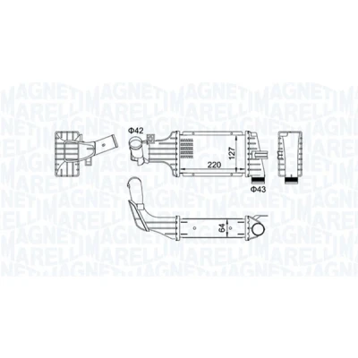 Bilde av Intercooler MAGNETI MARELLI 351319204190
