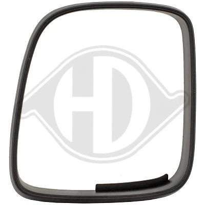 Bilde av DIEDERICHS 2205628 Ramme, utespeil VOLKSWAGEN: Caddy 3