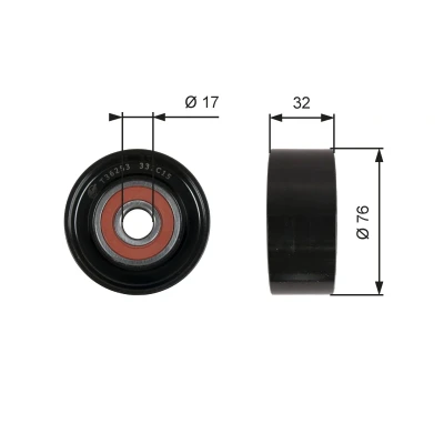 Bilde av GATES FleetRunner Micro V Kit T36253 Styrerulle