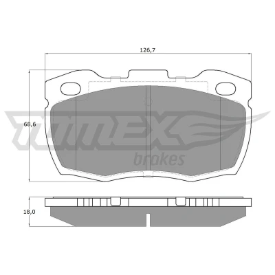 Bilde av Bremseklosser sett TOMEX Brakes TX 19 23