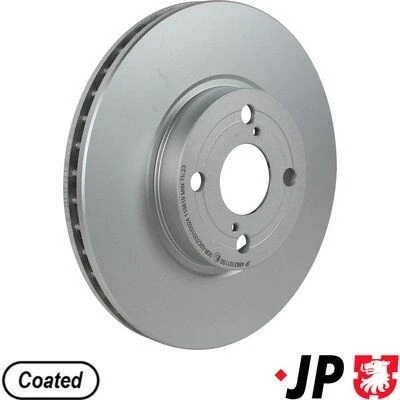 Bilde av JP GROUP 4863101100 Bremseskiver framaksel 275 25 4 innvendig ventilert belagt TOYOTA: Corolla IX Hatchback, Station Wagon