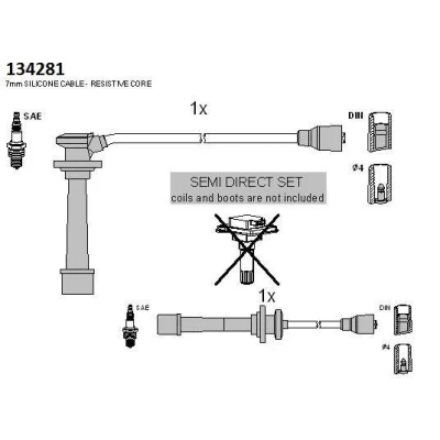 Bilde av HITACHI 134281 Pluggledninger