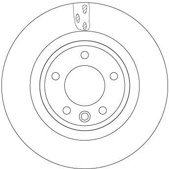 Bilde av TRW DF6956S Bremseskiver 325 25 5 120 ventilert spraylakkert LAND ROVER: Range Rover Sport, 4, Discovery