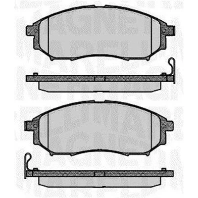 Bilde av MAGNETI MARELLI 363916060683 Bremseklosser med akustisk slitasjevarsel NISSAN: Qashqai / Qashqai+2 I, Pathfinder 3, NP300 Navara Pick up