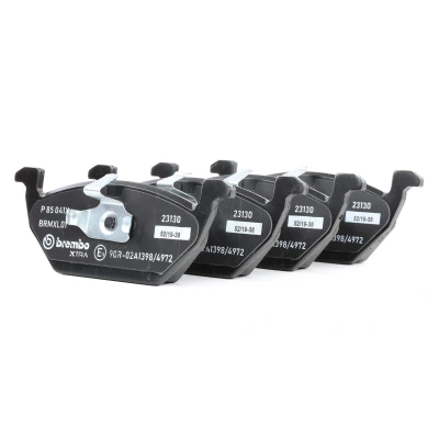 Bilde av BREMBO P 85 041X Bremseklosser ekskl. slitasjevarselkontakt uten tilbehør VOLKSWAGEN: Golf 6, Polo IV Hatchback, 4, SKODA: Octavia 1 Combi