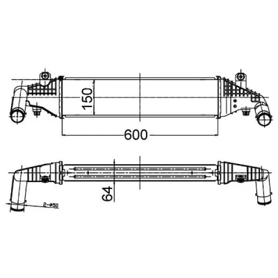 Bilde av MAHLE ORIGINAL CI 504 000S Ladeluftkjøler