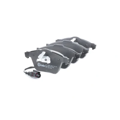 Bilde av BREMBO P 85 079 Bremseklosser inkl. slitasjevarselkontakt med kolbleklips uten tilbehør VOLKSWAGEN: Passat B6 Variant, GOLF 5, 6