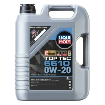 Bilde av Liqui Moly Top Tec 6610 0W 20 5l Motorolje 21662 TOYOTA: Yaris IV, RAV4 IV SUV, Auris Stasjonsvogn, SUBARU: Impreza III Hatchback, Forester III, XV I