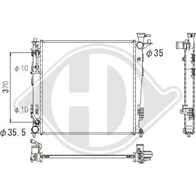 Bilde av DIEDERICHS DCM3825 Radiator 485 18 Climate