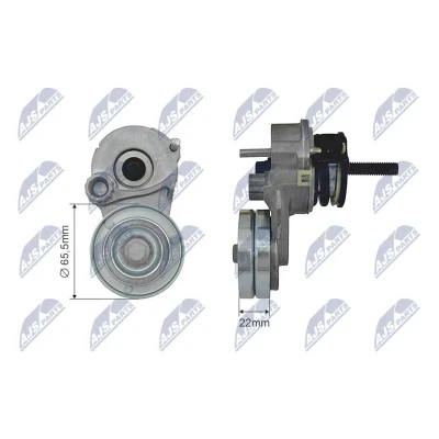 Bilde av Strammerull, kilerem med ribber, alfa romeo,chevrolet,fiat,opel,saab,vauxhall, 13 40 268, 25189926, 25191534, 55350422, 55556090, 555635