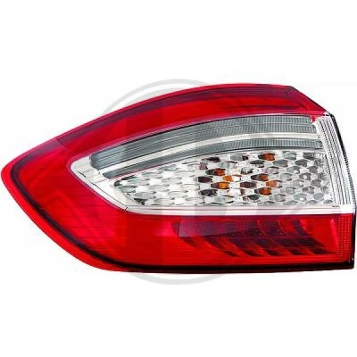 Bilde av DIEDERICHS 1428791 Baklykter venstre ytre del LED, PY21W uten pæreholder FORD: MONDEO 4 Turnier