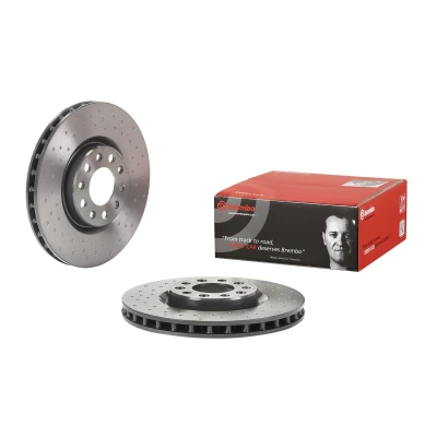 Bilde av BREMBO 09.C495.1X Bremseskiver 305 28 5 perforert / ventilert belagt ALFA ROMEO: Giulia Sedan