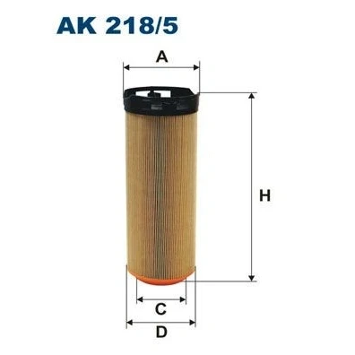 Bilde av FILTRON AK 218/5 Luftfilter 337 120 Filterinnsats MERCEDES BENZ: C Klasse Sedan, T modell