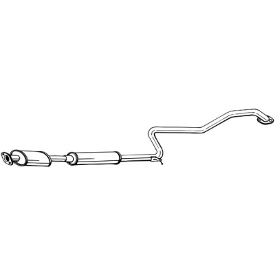 Bilde av Mellomlyddemper, nissan primera, primera hatchback, traveller, 203009F600, 203009F600KE