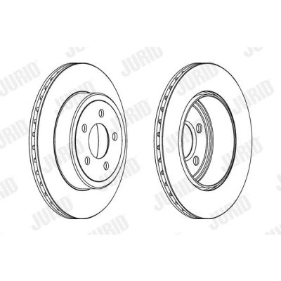 Bilde av Bremseskive, Bakaksel, chrysler 300c, 300c touring, lancia thema, 4779209AA, 4779209AB, 4779209AC, 4779209AD, 4779209AE, 4779209AF, 4779