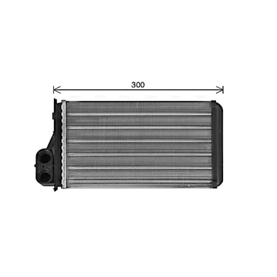 Bilde av Varmeapparat register AVA QUALITY COOLING DN6473