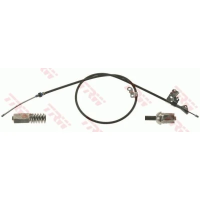 Bilde av TRW GCH500 Bremsekabel 1580, 1380 Trommelbrems TOYOTA: Yaris I Hatchback