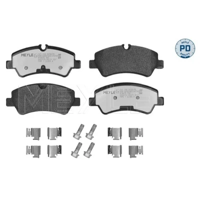 Bilde av MEYLE 025 256 0418/PD Bremseklosser bakaksel klargjort for slitasjeindikator med antihyle blikk FORD: Transit Mk6 Van, Custom V362 Van