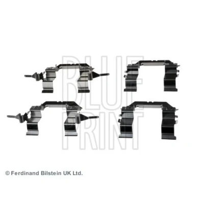 Bilde av BLUE PRINT ADN148603 Tibehørsett, skivebremse belegg framaksel Skivebrems NISSAN: Qashqai / Qashqai+2 I, Pathfinder 3, NP300 Navara Pick up