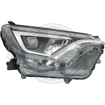 Bilde av DIEDERICHS 6687682 Frontlykter høyre LED med motor for høydejustering hovedlys TOYOTA: RAV4 IV SUV