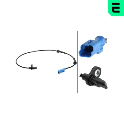 Bilde av OPTIMAL 06 S551 ABS sensor aktiv 681, 729 PEUGEOT: 207 Hatchback, 208 I Hatchback